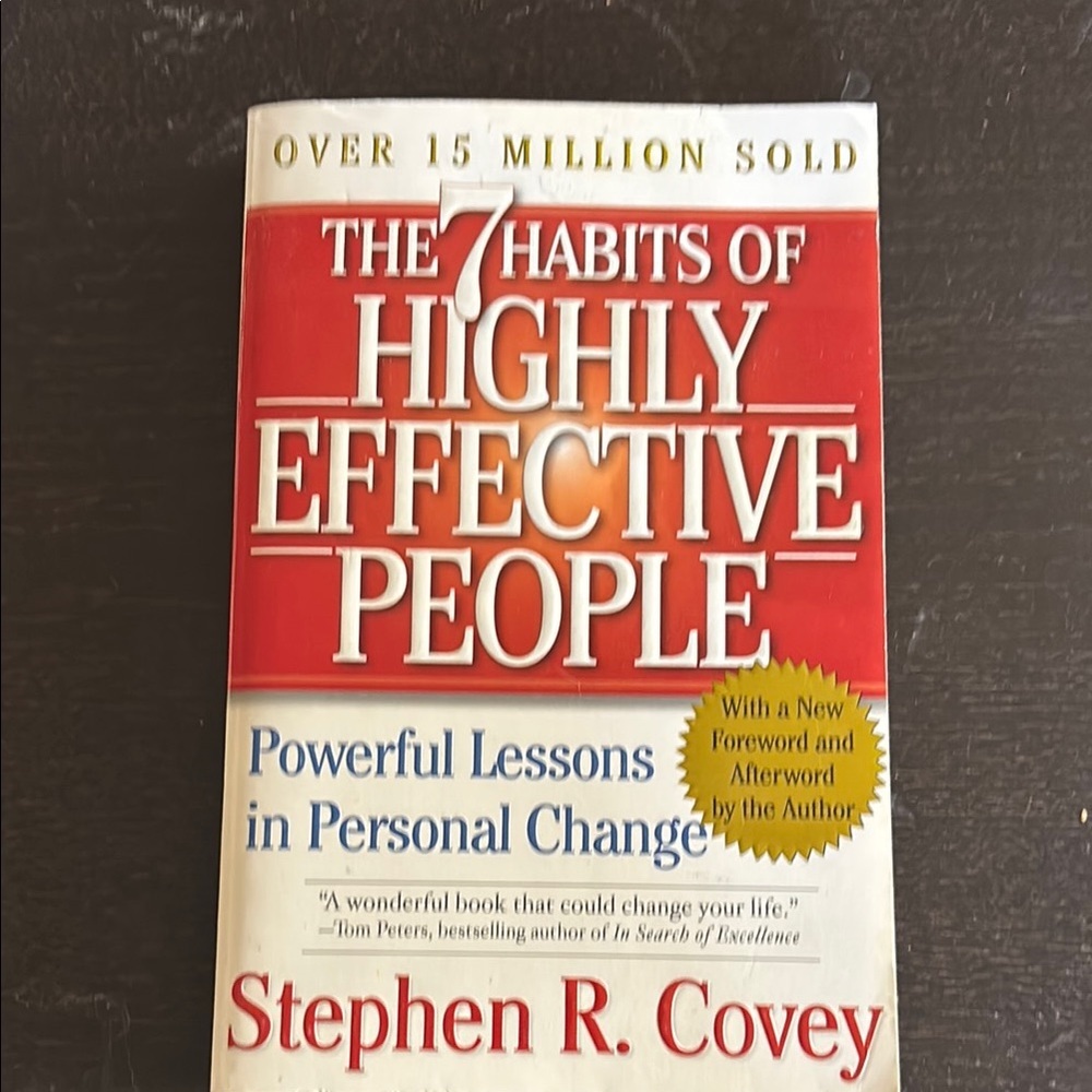 3/$20 The 7 Habits of Highly Effective People - paperback